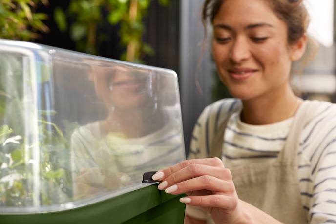 noa grow table verde musgo